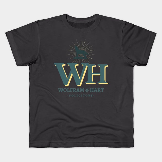 Wolfram & Hart Solicitors Kids T-Shirt by DVL